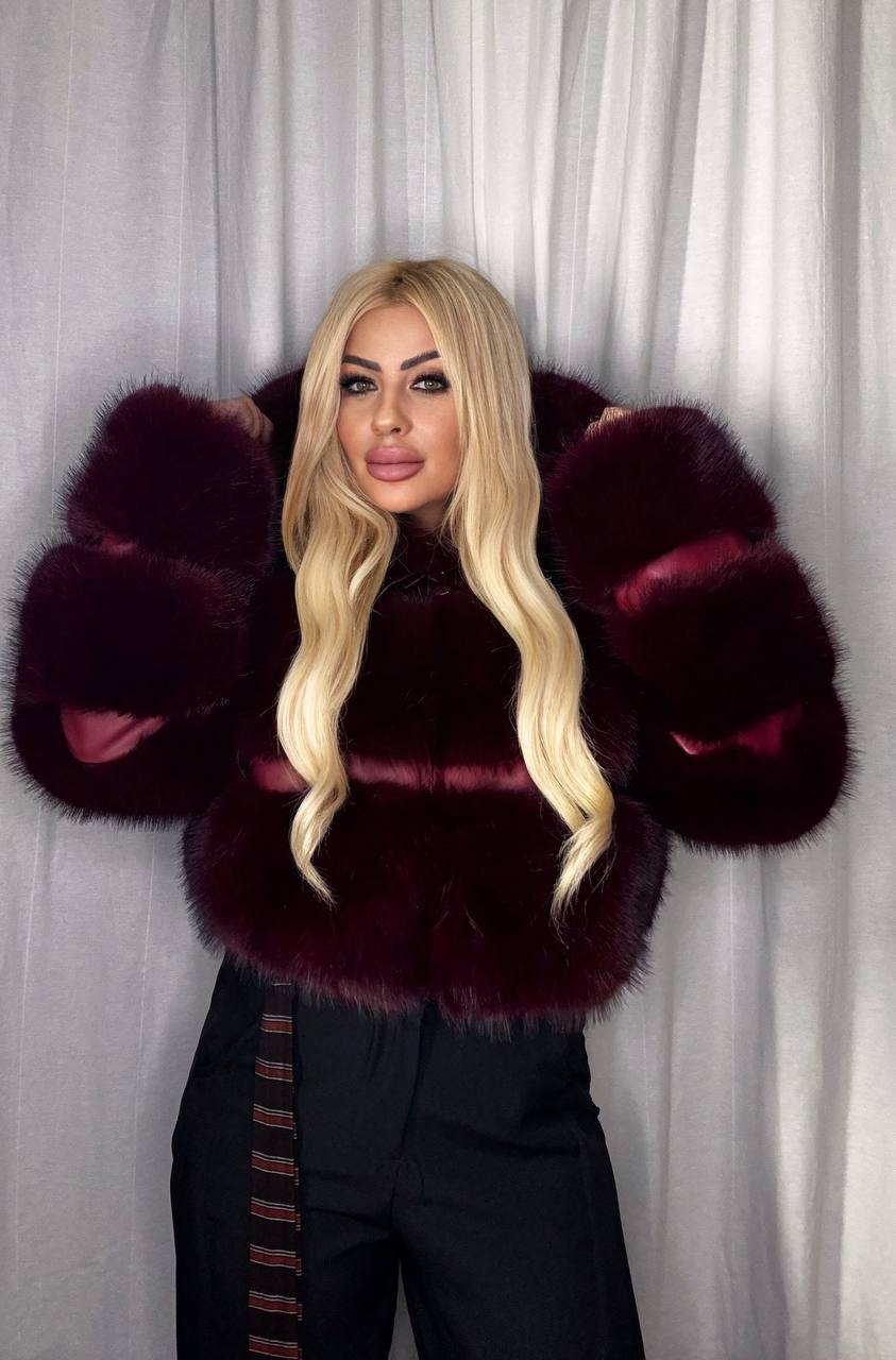 Ecopelliccia Fashion Lady crop top